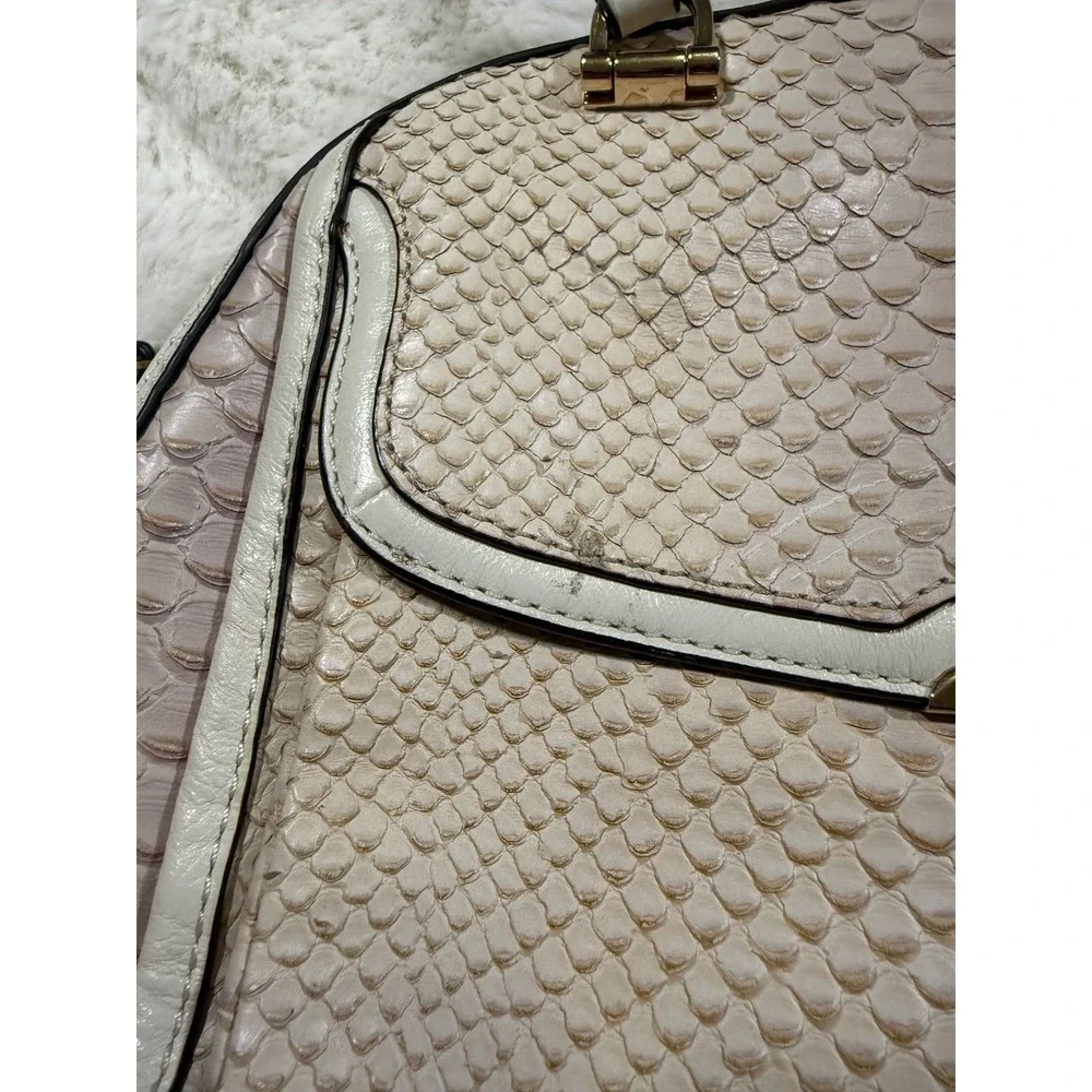 Coach Madison Pinnacle Python Ombre Snakeskin Leather Bag Purse Vintage Chic